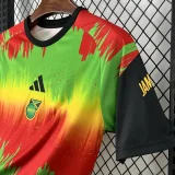 2026-27 Jamaica Yellow Red Training Soccer Jersey