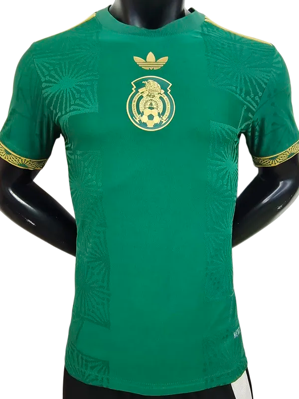 2025-26 Mens Mexico Gold trophy Player Vesion Soccer Jersey