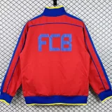 2010-2011  Barcelona Red Retro Windbreaker