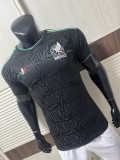 2025-26 Mens Mexico black  Player version soccer jersey