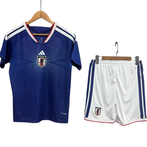 2026-27 Kids Japan home blue soccer jersey