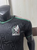 2025-26 Mens Mexico black  Player version soccer jersey