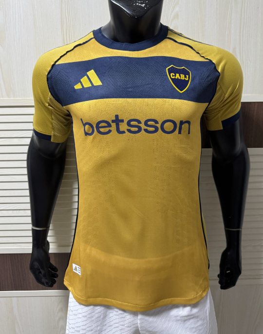 2025-26 Player version Boca Juniors away soccer Jersey