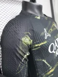 2025-26 PSG Jordan Night Edition Long Sleeve Player Version Soccer Jersey