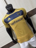 2025-26 Player version Boca Juniors away soccer Jersey