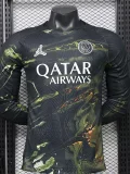 2025-26 PSG Jordan Night Edition Long Sleeve Player Version Soccer Jersey