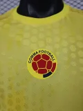 2026-27 Colombia Yellow Special Edition Player Version Soccer Jersey