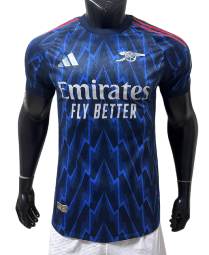 2025-26 Mens Arsenal Player version  away blue soccer Jersey