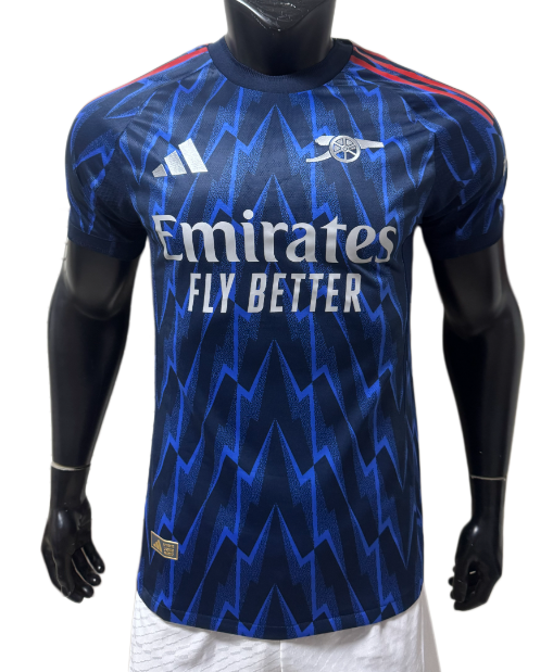 2025-26 Mens Arsenal Player version  away blue soccer Jersey