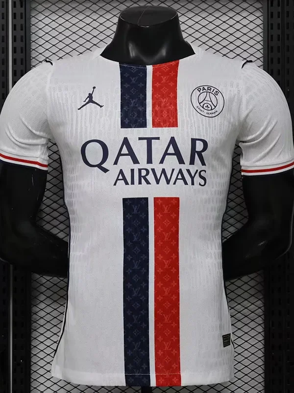 2025-26 PSG White Special Edition Player Version Soccer Jersey