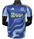 2025-26 Mens Ajax  away blue Player version soccer Jersey