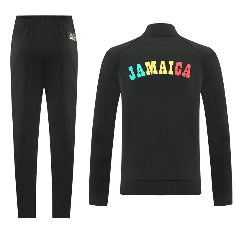2026-27 Jamaica Black Jacket Tracksuit #01