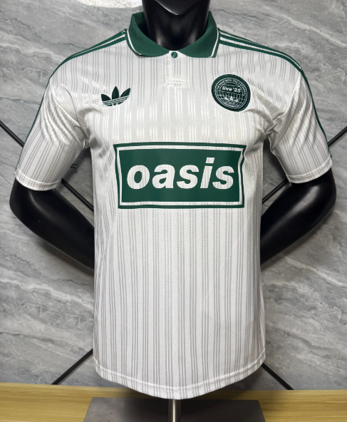 2025-26 Mens Oasis white Player version #25 soccer jersey