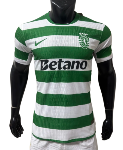 2025-26 Mens Lisbon home Player version soccer Jersey