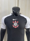 2025-26  Mens Corinthians away black  Player version soccer jersey