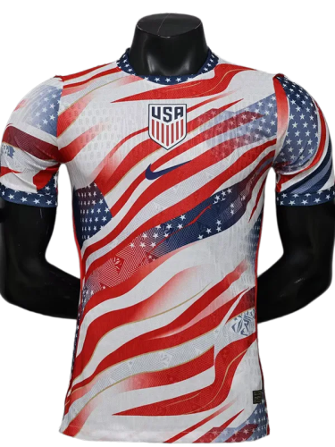 2026-27 USA United States Red Blue Special Edition Player Version soccer jersey
