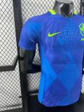 2025-26Mens Brazil  away blue  Player version soccer jersey