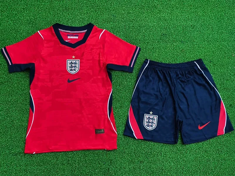 2026-27  Kids England Away Player Version Soccer Jersey