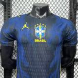 2026-27 Mens Brazil away blue Player version soccer jersey