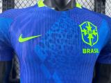2025-26Mens Brazil  away blue  Player version soccer jersey