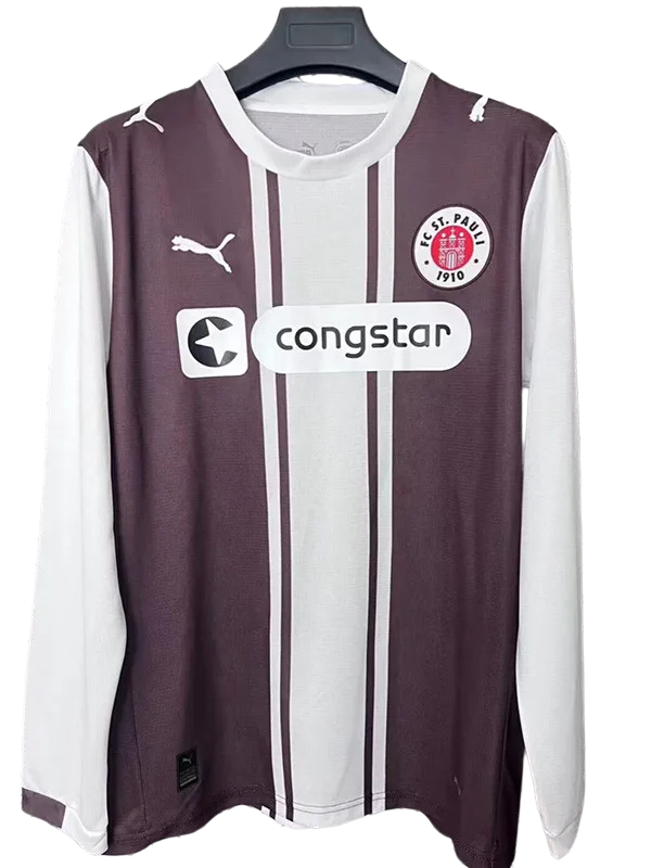 2025-26 ST PAULI Special Edition Long Sleeve Soccer Jersey