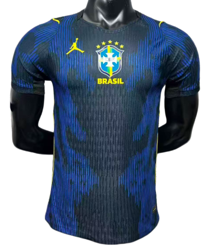 2026-27 Mens Brazil away blue Player version soccer jersey