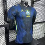 2026-27 Mens Brazil away blue Player version soccer jersey