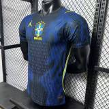 2026-27 Mens Brazil away blue Player version soccer jersey