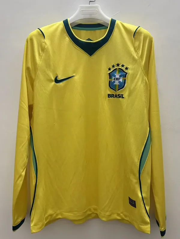2026-27 Brazil Home Long Sleeve Soccer Jersey