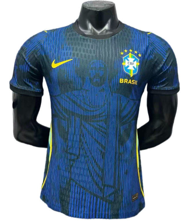 2026-27 Mens Brazil Special Edition blue Player soccer jersey