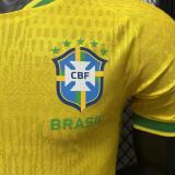 2026-27 Mens Brazil Special Edition yellow Player version soccer jersey