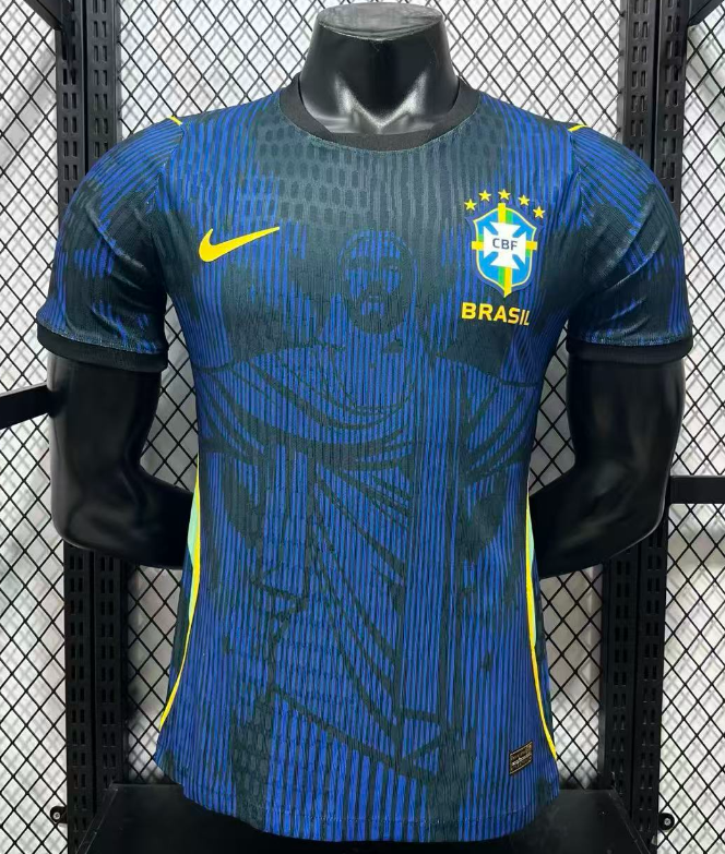 2026-27 Mens Brazil Special Edition blue Player soccer jersey