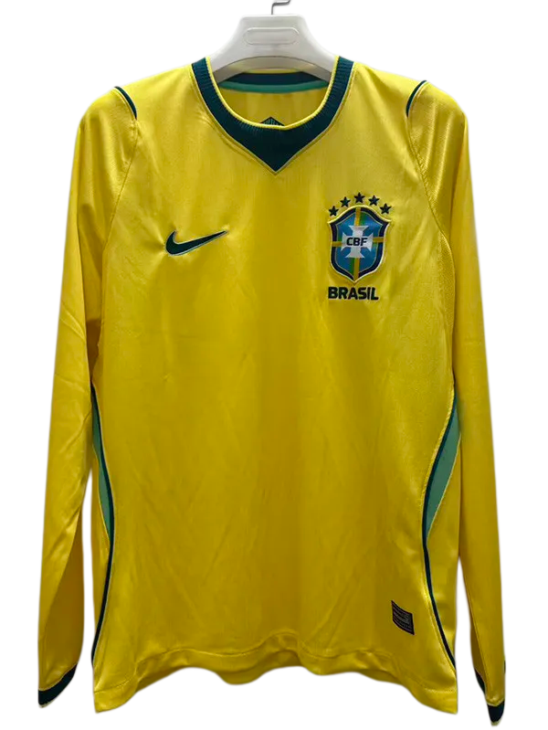 2026-27 Brazil Home Long Sleeve Soccer Jersey