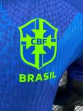 2025-26Mens Brazil  away blue  Player version soccer jersey
