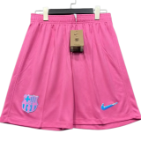2025-26 Mens Barcelona pink Shorts Pants