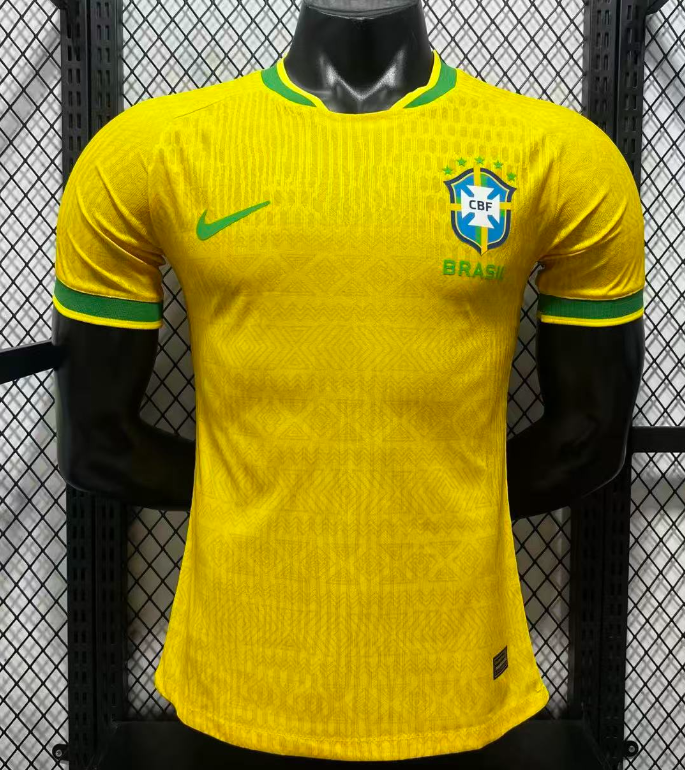 2026-27 Mens Brazil Special Edition yellow Player version soccer jersey