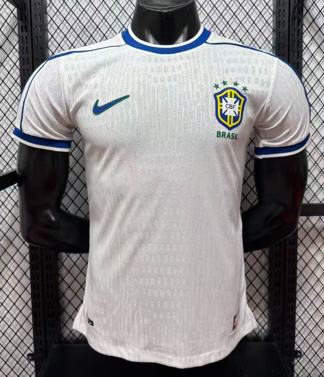 2026-27 Mens Brazil Special Edition white Player version soccer jersey