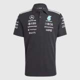 2026 F1 Mercedes Black polo Racing Suit