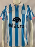 2007-2008 Racing Club Home Retro Soccer Jersey