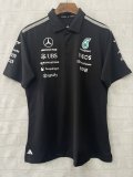 2026 F1 Mercedes Black polo Racing Suit