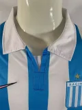2007-2008 Racing Club Home Retro Soccer Jersey