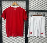 2025-26 Kids Brazil International  home Soccer Jersey