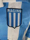 1997-1998 Racing Club Home Retro Soccer Jersey