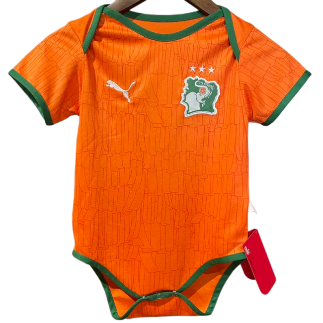 2026-27 Ivory Coast Home Baby Infant Crawl Suit