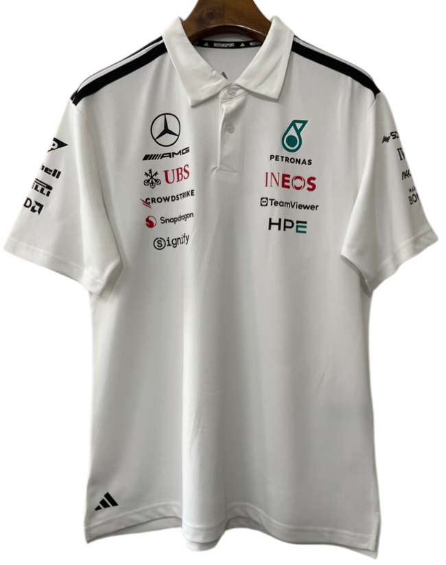 2026 F1 Mercedes  Short Sleeve polo Racing Suit