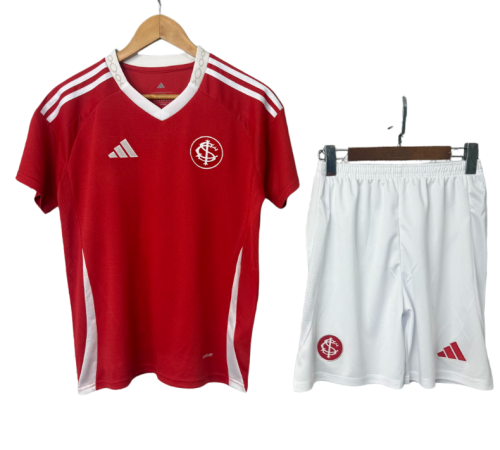 2025-26 Kids Brazil International  home Soccer Jersey