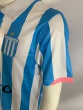 2007-2008 Racing Club Home Retro Soccer Jersey