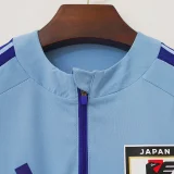 2026-27 Japan Grey Top Half Pull Tracksuit