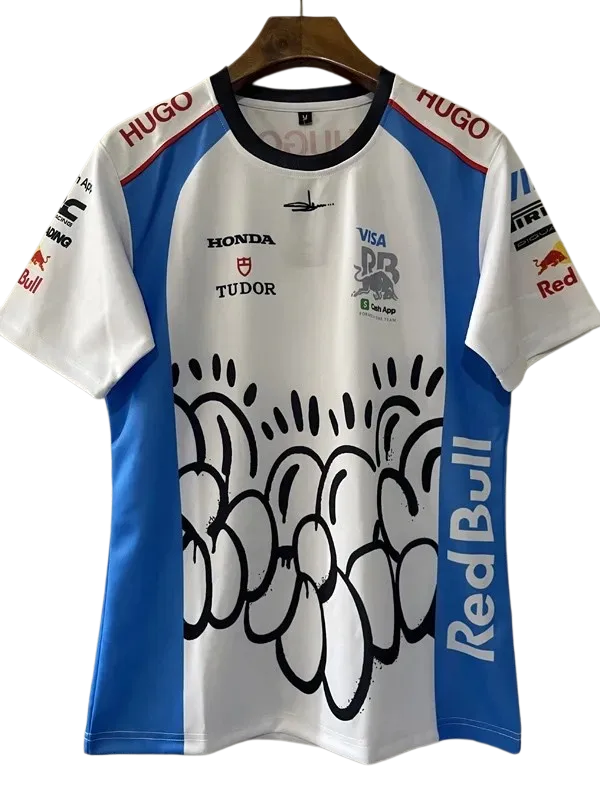 2025 Red Bull White Motorcycle Racing Suit