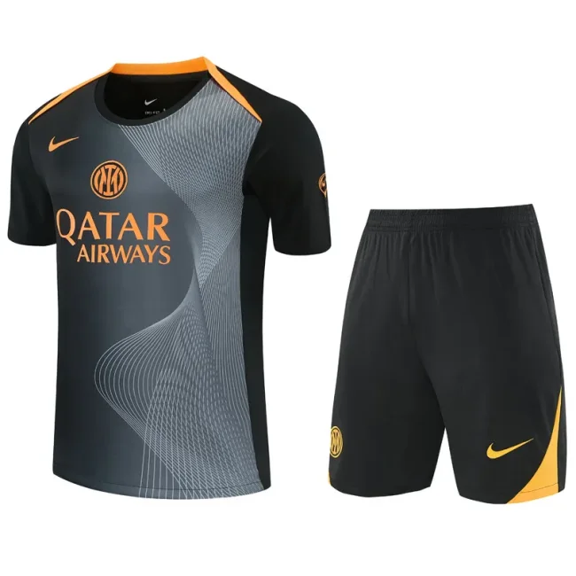 2025-26 Mens Inter Milan Black Training Short Suit